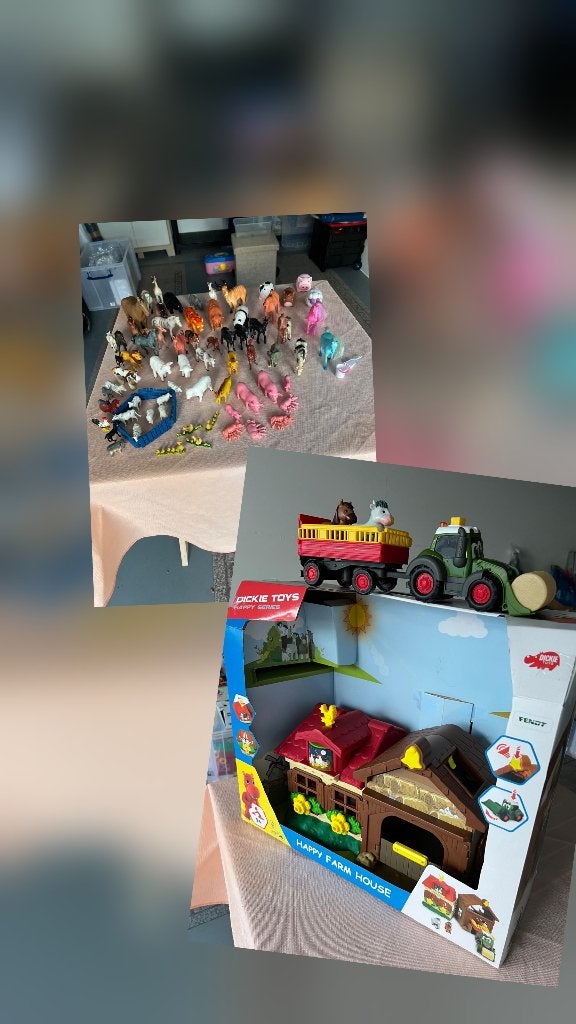 Dickie toys boerderij met extra dieren. Perfecte staat, Enlèvement, Comme neuf