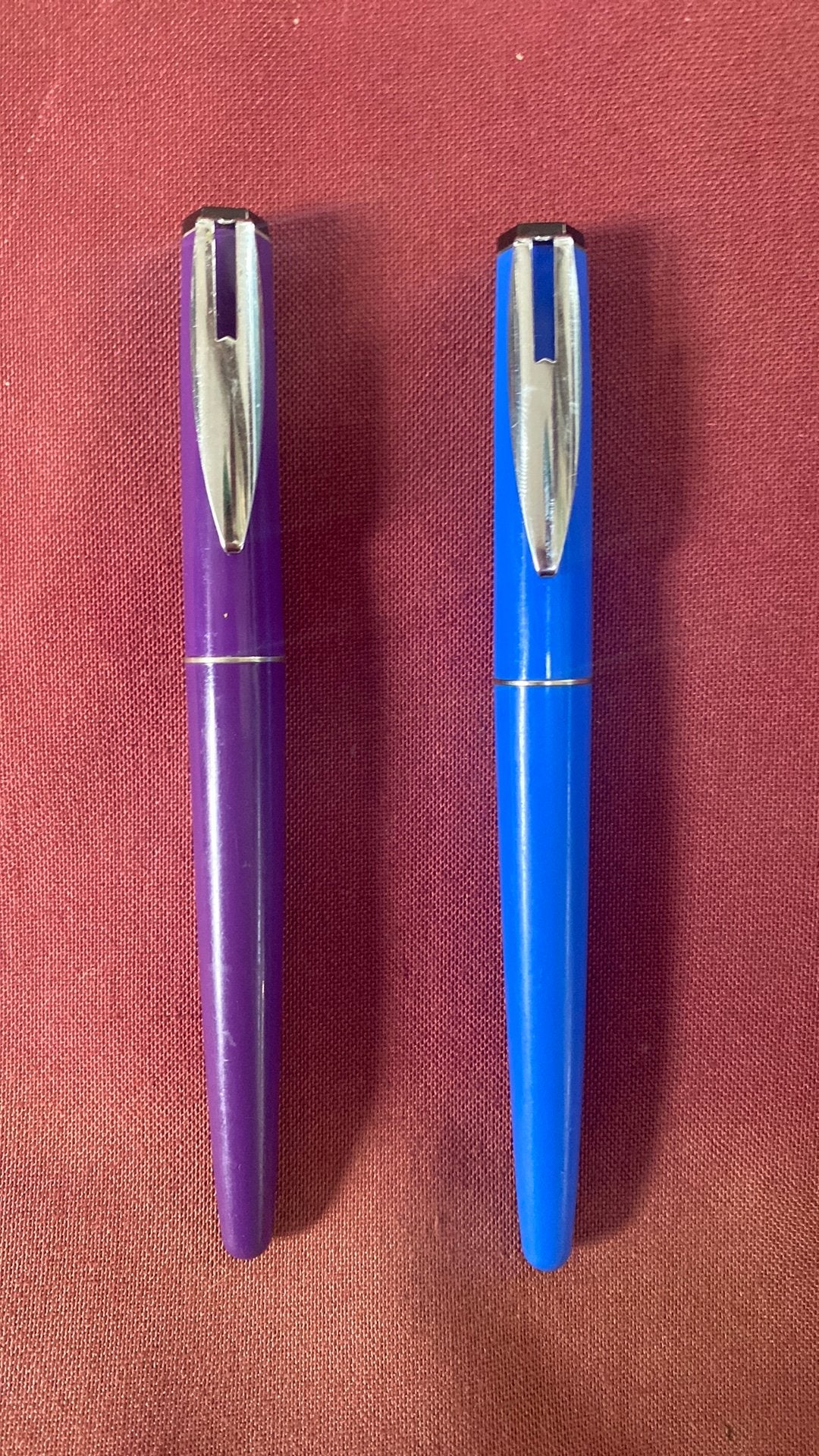 Vintage vulpen Waterman Reflex Paars & Blauw, Verzamelen, Ophalen of Verzenden, Zo goed als nieuw, Vulpen, Waterman