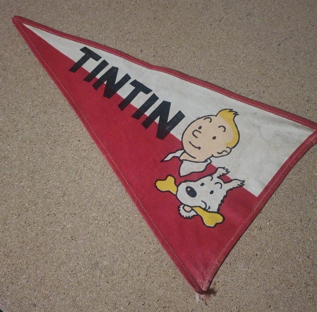 Fanion Tintin vintage (années 1955-1960)