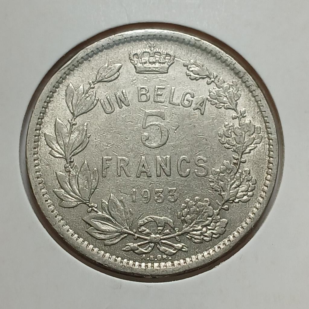 5 francs/un Belga 1933, Enlèvement ou Envoi