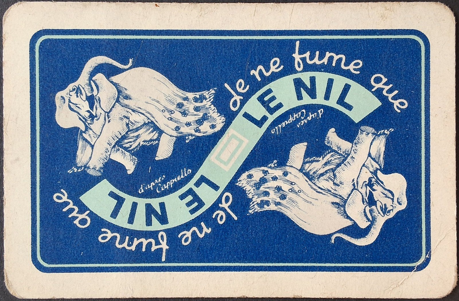 1 Speelkaart  Le Nil, Ophalen of Verzenden