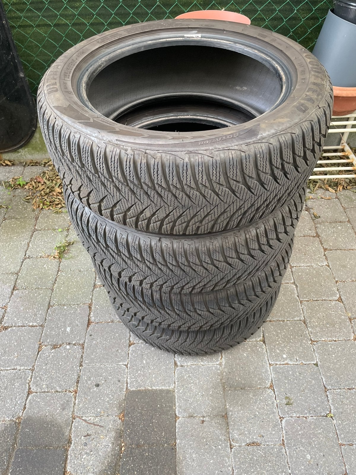 Winterbanden 4 stuks, Ophalen, Gebruikt, 16 inch, Winterbanden