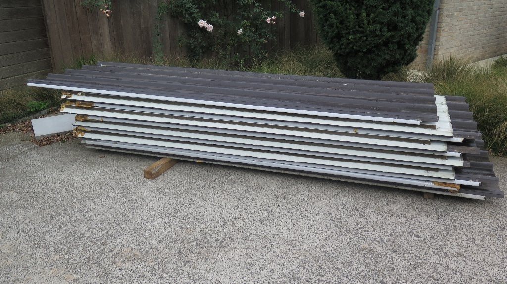 isolatie panelen, Doe-het-zelf en Bouw, Gebruikt, Overige kleuren, 15 m² of meer, Metaal