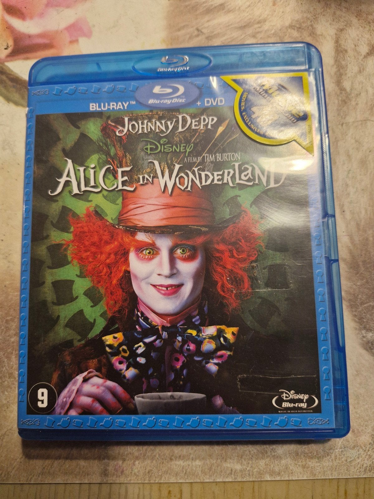 Disney Blu_Ray + DVD Alice in Wonderland, Cd's en Dvd's, Blu-ray, Ophalen of Verzenden, Zo goed als nieuw, Nederlands, Kinderen en Jeugd