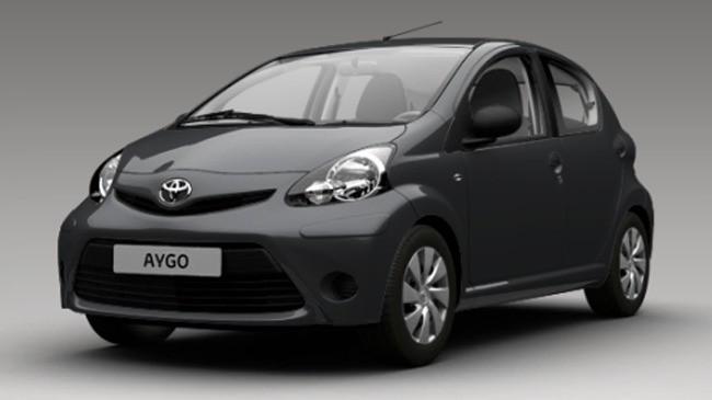 Toyota Aygo automaat, Auto's, Toyota, 50 kW, Elektrische ramen, Zwart, Grijs