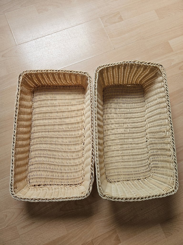 Panier rectangulaire, Huis en Inrichting, Woonaccessoires | Schalen en Manden, Overige materialen, Gevlochten, Mand, Ophalen of Verzenden