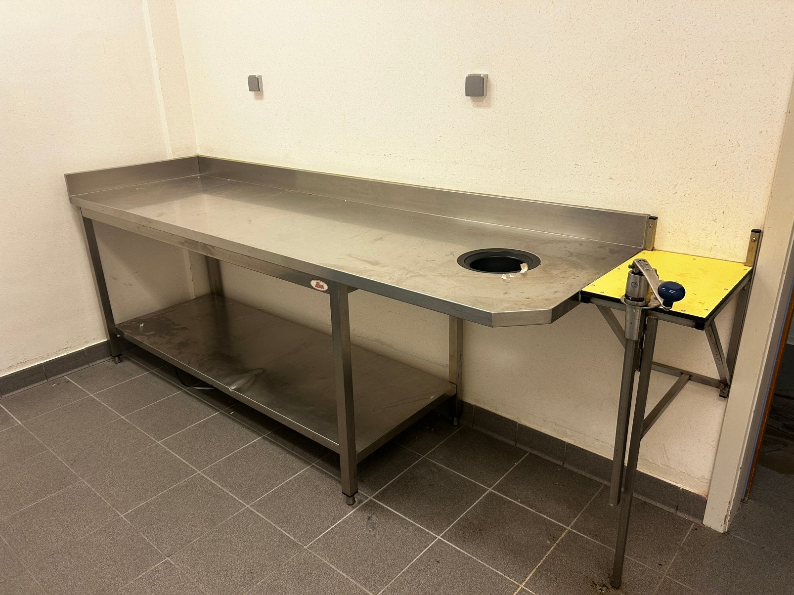 table de travail en’inox état impeccable prix 400 eur, Enlèvement ou Envoi