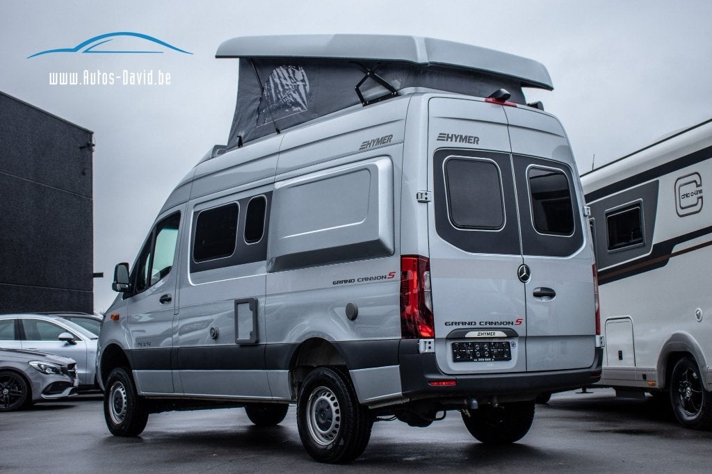 Hymer Grand Canyon S 4X4 Sprinter 419 CDI 4 Slaappl., Caravans en Kamperen, Mobilhomes, Automaat, ABS, Luifel, Koelkast