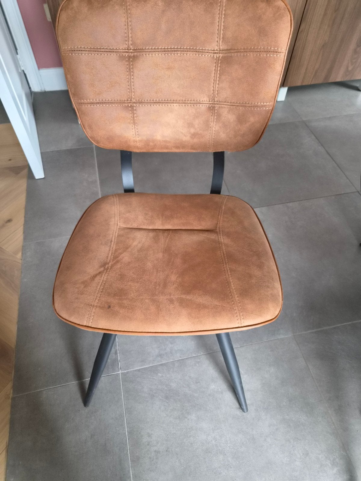 eetkamerstoelen in top staat, Huis en Inrichting, Ophalen, Zo goed als nieuw, Bruin