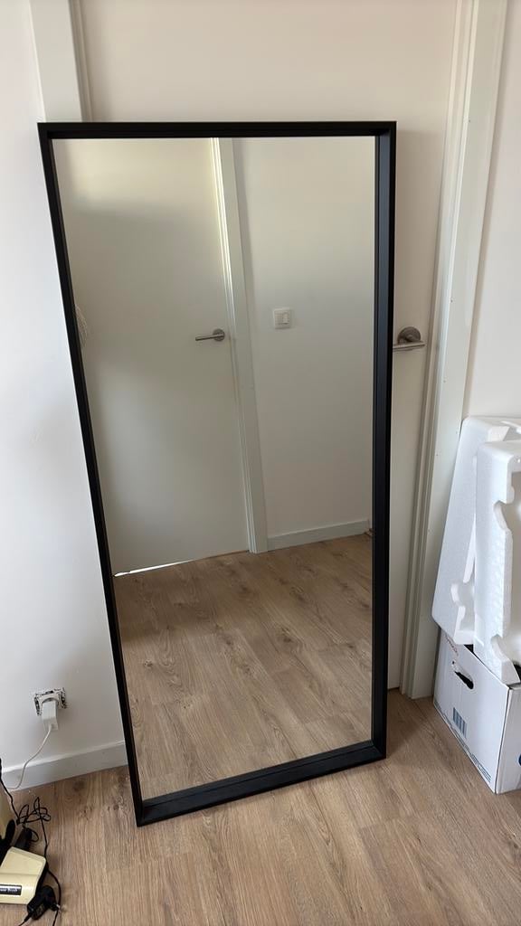 Miroir Ikea Nissedal noir 65x150cm, Maison & Meubles, Accessoires pour la Maison | Miroirs, Neuf, Enlèvement, 50 à 75 cm, 100 à 150 cm