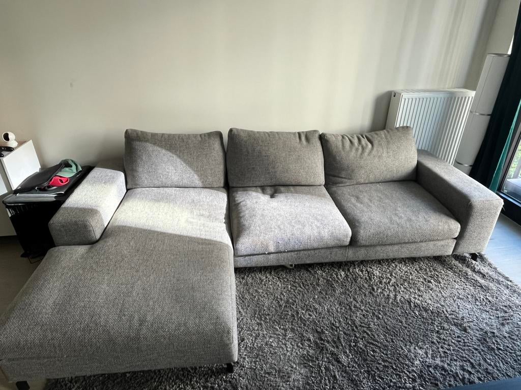 Grijze zetel van Juntoo te koop in Machelen, Ophalen, Gebruikt, Stof, Mooi