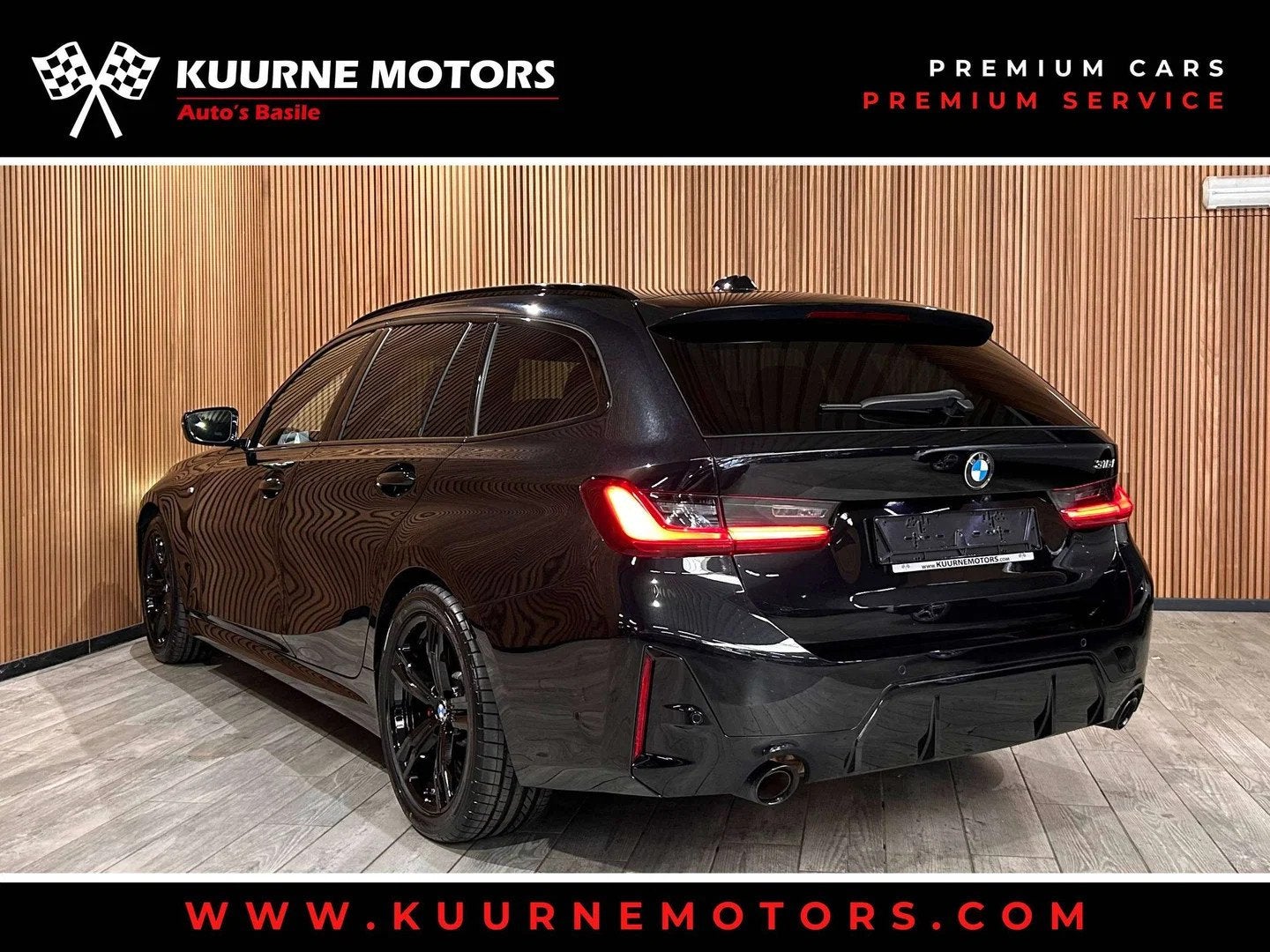 BMW 3 Serie 318 iA Touring M Pack Alu18"/Pano/Leder/Acc/Led/, Autos, Cuir, Achat, 2255 kg, Noir