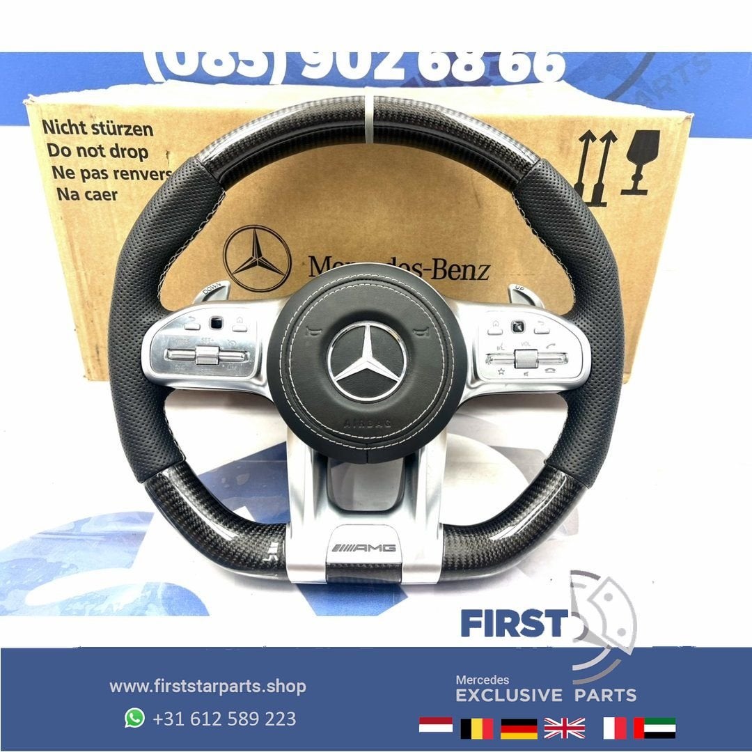 2022 AMG CARBON STUUR + AIRBAG A45 CLA45 C63 E63 GLC63 GLE63, -, Utilisé, -, Envoi
