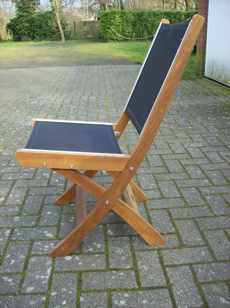 teak tuinstoel, Ophalen, Zo goed als nieuw, Teakhout