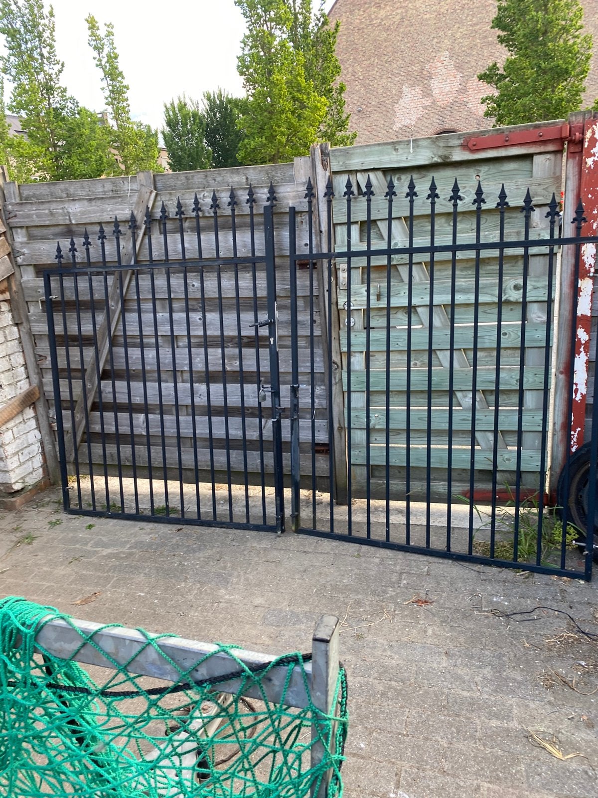 Mooi hekken te koop plus extra poortje hekken., Tuin en Terras, Tuinhekken en Hekwerk, Ophalen, Zo goed als nieuw, IJzer, Overige typen