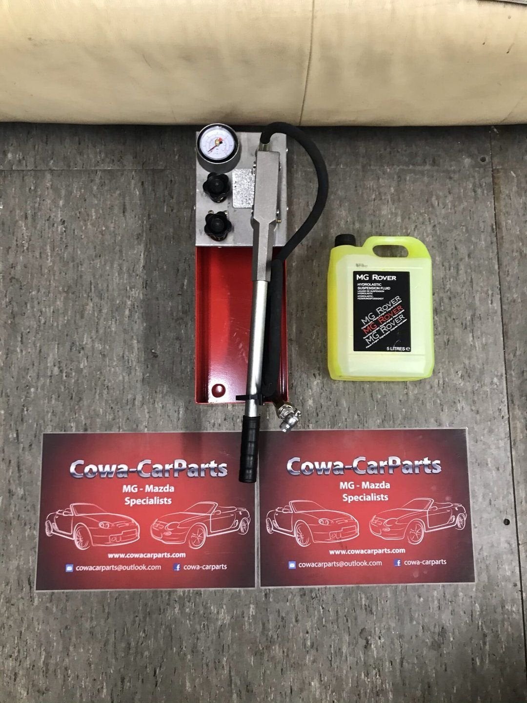mg tf mgtf mgf mg f hydragas pomp kopen + 5 L originele vloe, -, -, Nieuw, Ophalen of Verzenden