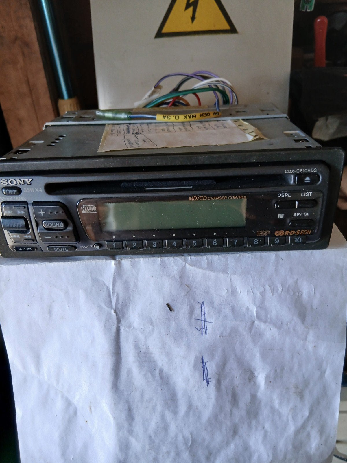 Autoradio - cd  Sony met afneembaar front, Auto diversen, Autoradio's, Ophalen