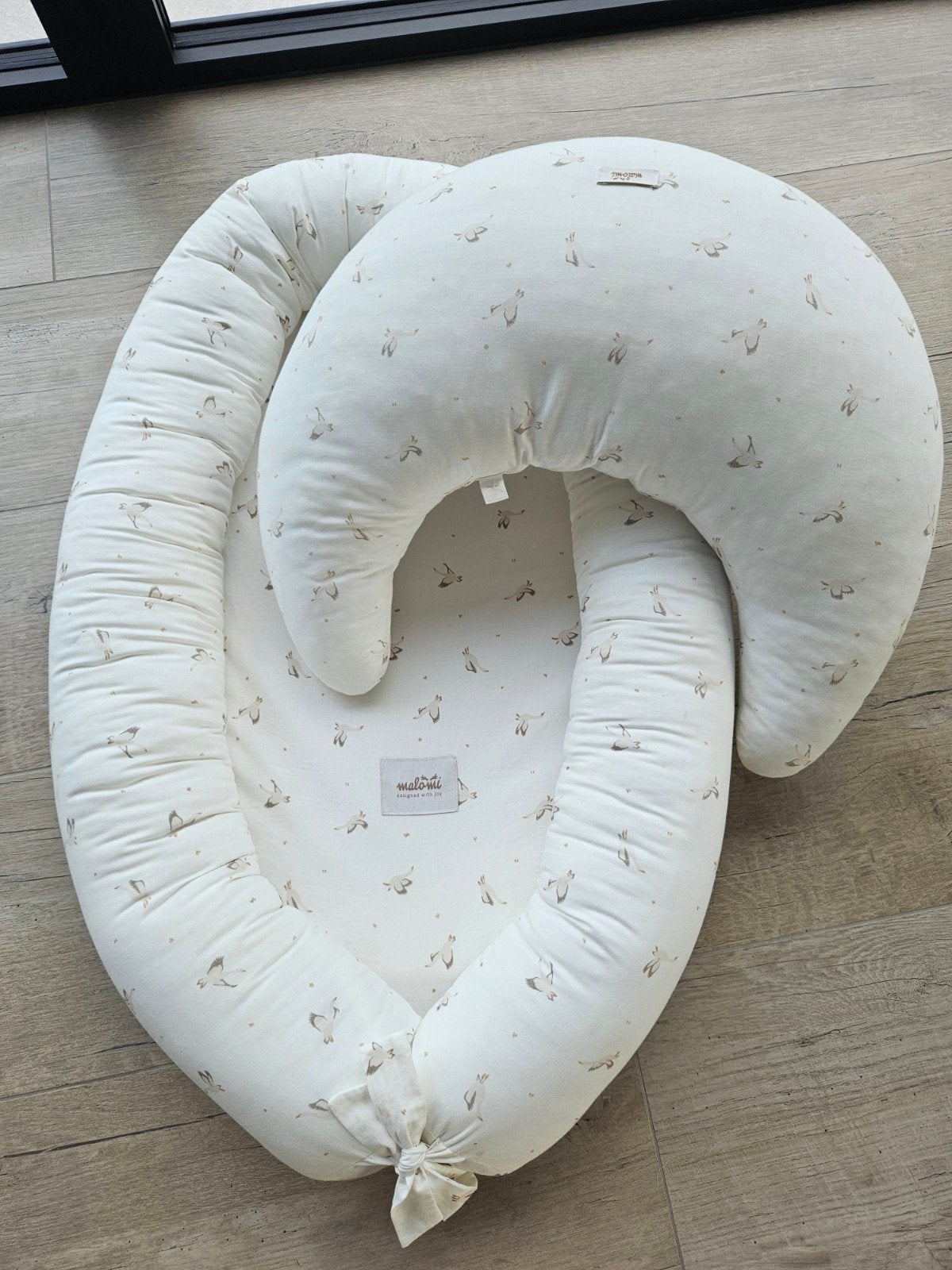 Malomi babynestje + borstvoedingskussen, Kinderen en Baby's, Ophalen of Verzenden, Gebruikt