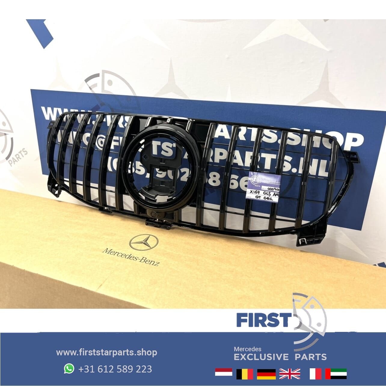 W167 X167 GLS AMG GT GRIL 2019-2025 PANAMERICANA GRILLE VOOR, Auto-onderdelen, Gebruikt, -, Ophalen of Verzenden, -