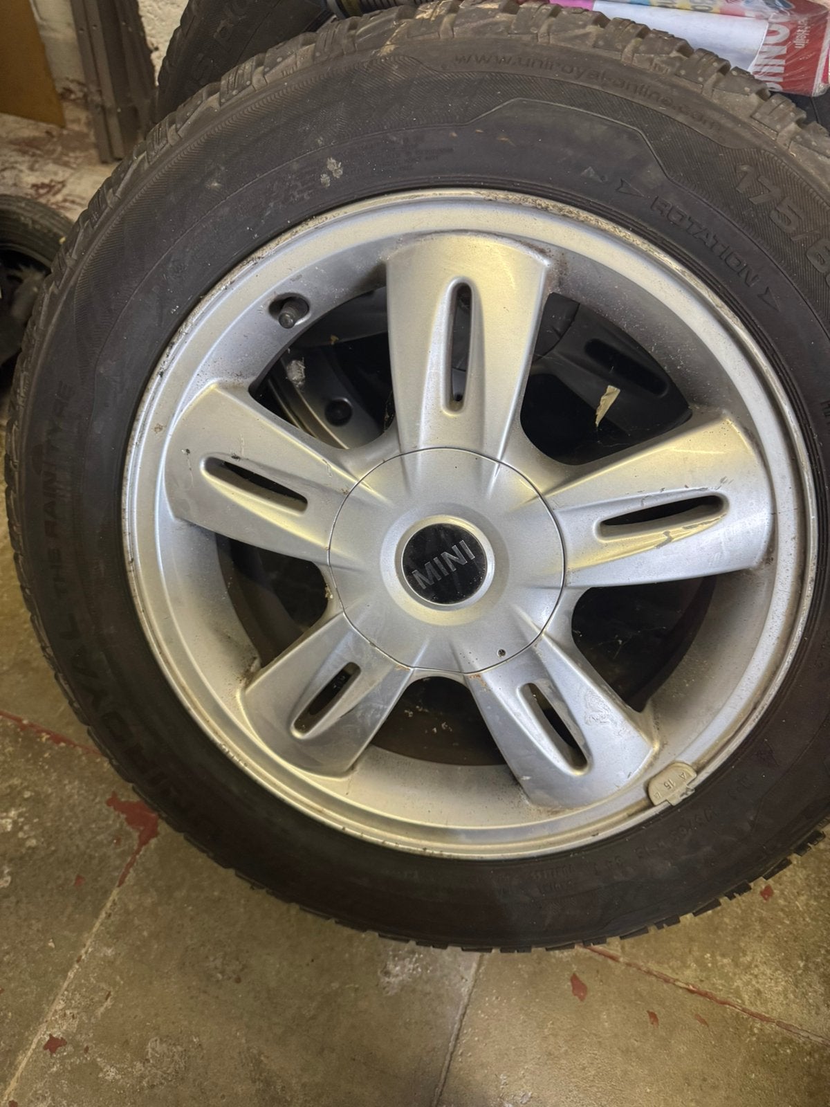 MiNi 15 inch velgen plus banden, Auto-onderdelen, Banden en Velgen, Ophalen, 15 inch, Band(en)