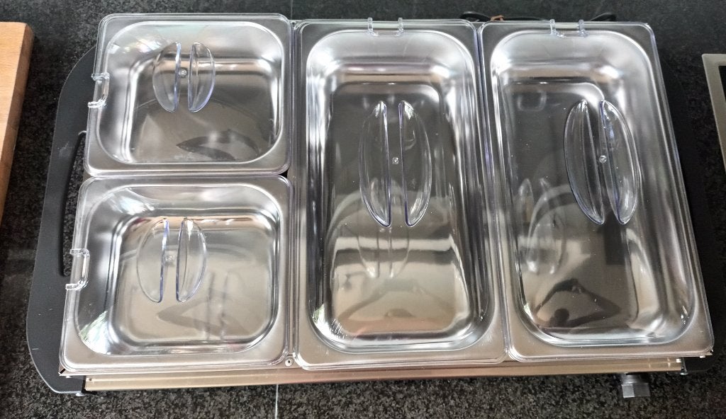 2 in 1 buffet- en bordenwarmer, Huis en Inrichting, Keuken | Keukenbenodigdheden, Overige typen, Ophalen, Nieuw, Overige merken
