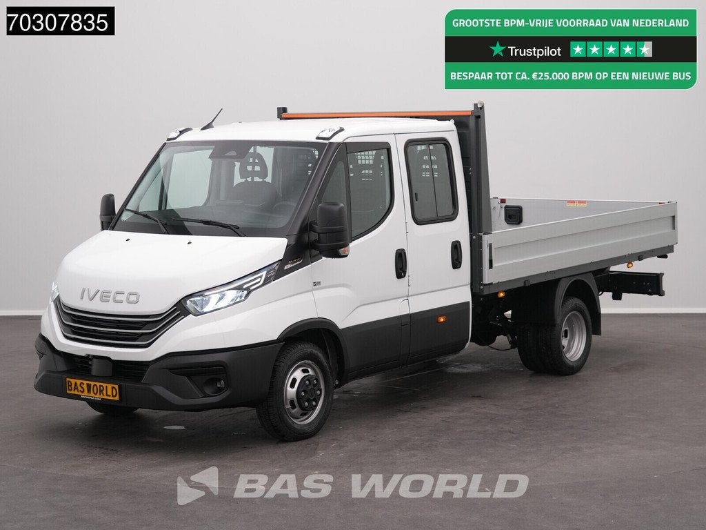 Iveco Daily 35C21 3.0L Open Laadbak Dubbel Cabine 210PK Dubb, Autos, Neuf, Achat, Euro 6, Entreprise