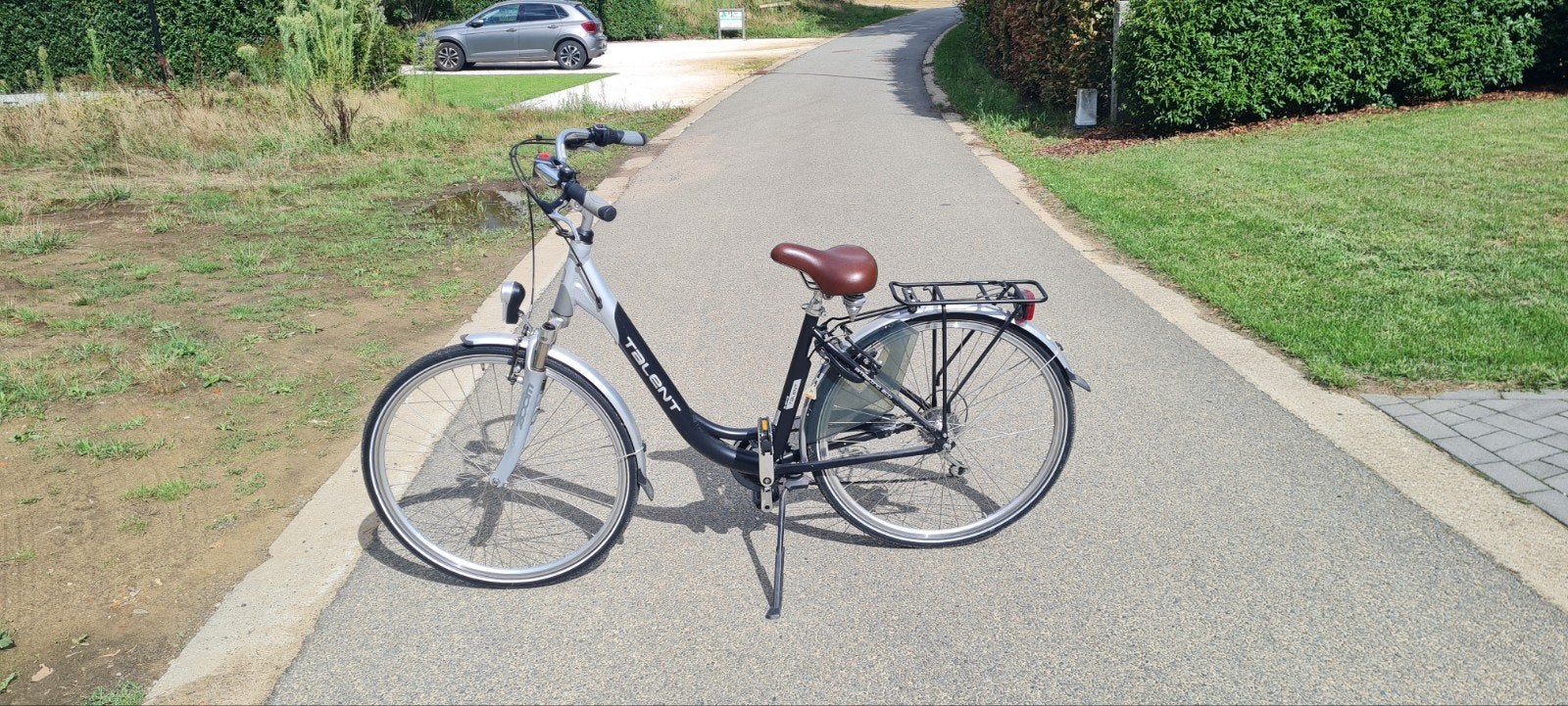 Volwassen dames fiets. Zo goed als nieuw, Vélos & Vélomoteurs, Vélos | Vélos avec bac, Enlèvement, Comme neuf, Frein sur jante