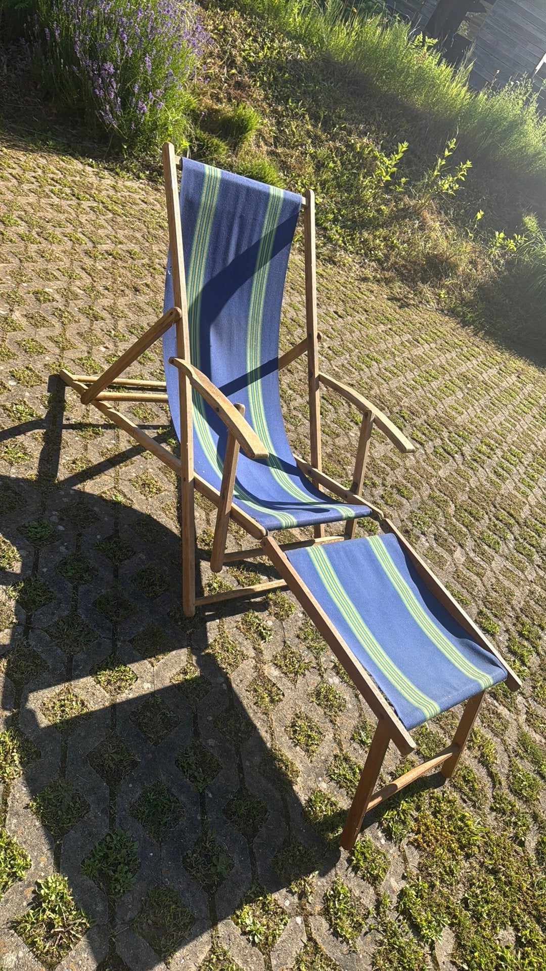 Vintage plooistoelen, Caravans en Kamperen, Ophalen, Gebruikt