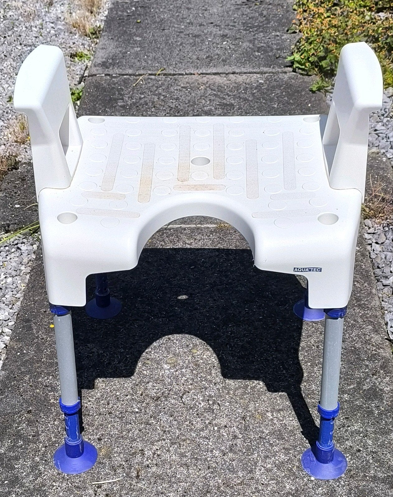 Siège pour douche, Enlèvement