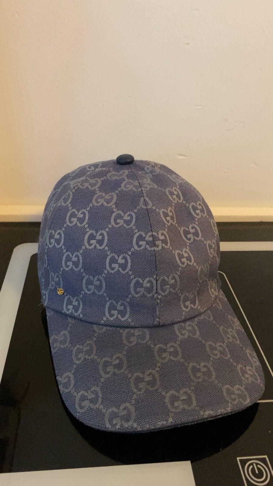 Bonnet bleu Gucci, Enlèvement ou Envoi, Comme neuf, Casquette