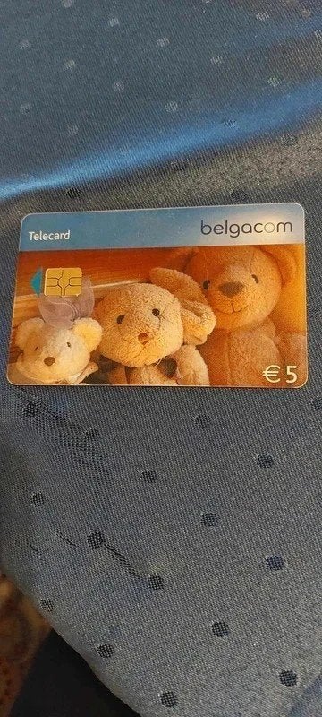 Telefoonkaart / Belgacom / Teddyberen, Collections, Enlèvement ou Envoi