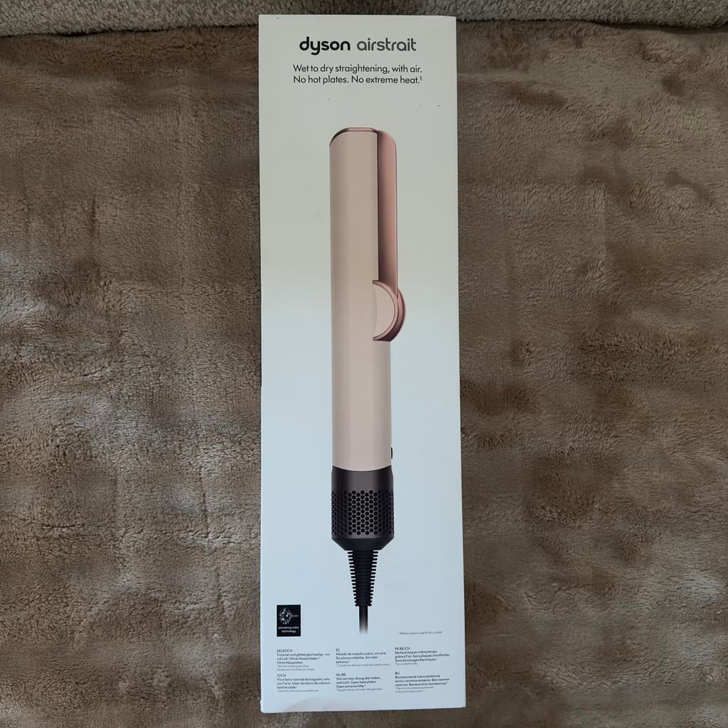 Dyson Airstrait - Fer à lisser - Céramique rose/or rose, Enlèvement, Neuf, Fer à friser ou Lisseur