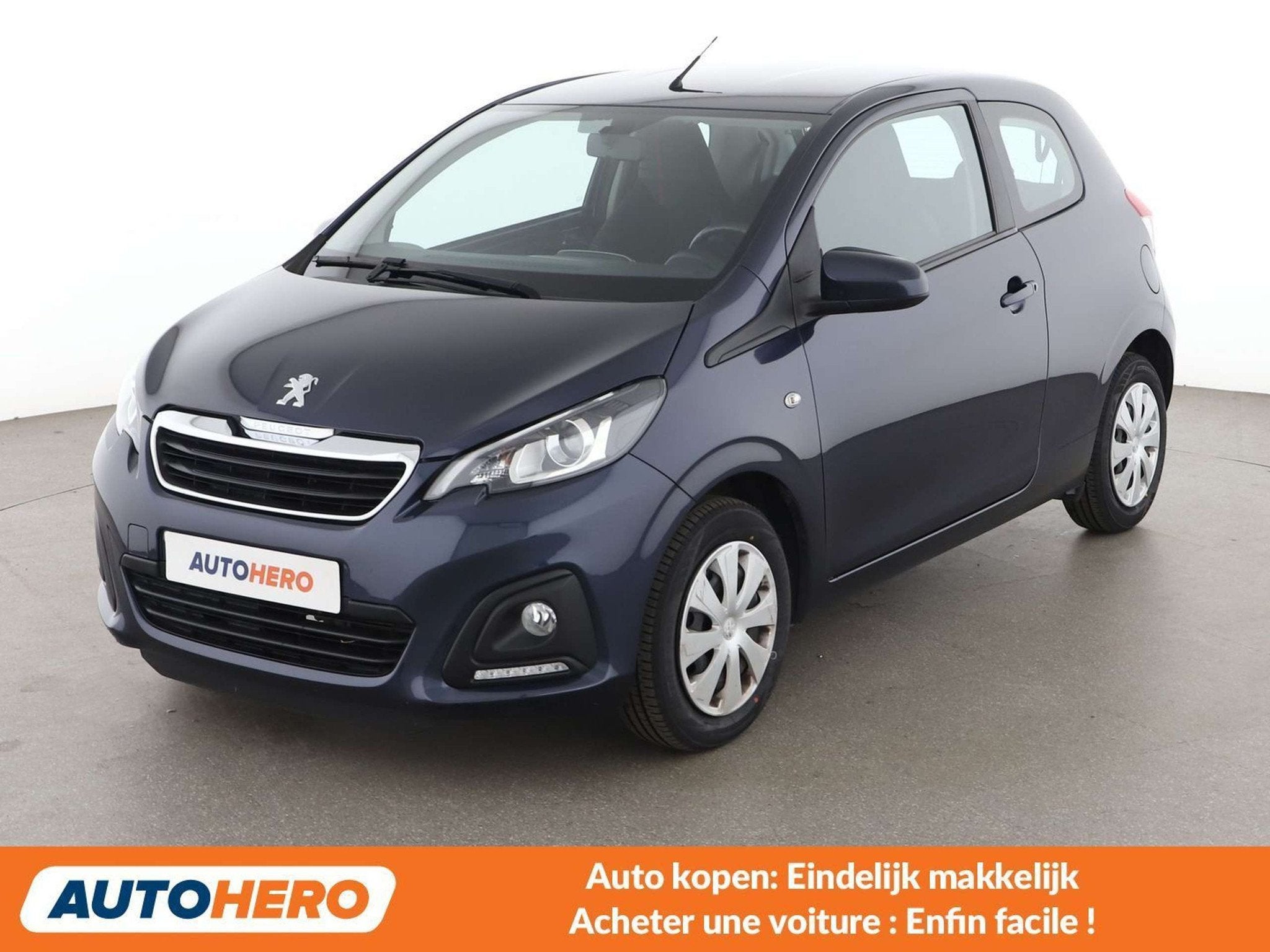Peugeot 108 1.0 VTi Active (année de construction 2015), Autos, Achat, 998 cm³, Noir, Tissu