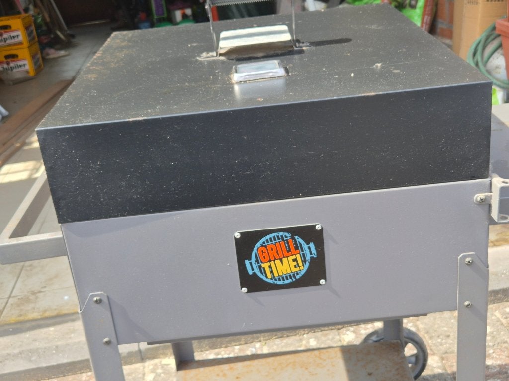 barbecue houtscool, Tuin en Terras, Ophalen, Gebruikt, Met accessoires