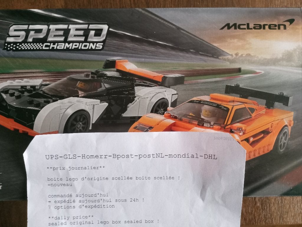 lego 76918 Duo Speed  McLaren Solus GT & McLaren F1, Compleet, Verzenden, Lego, Nieuw