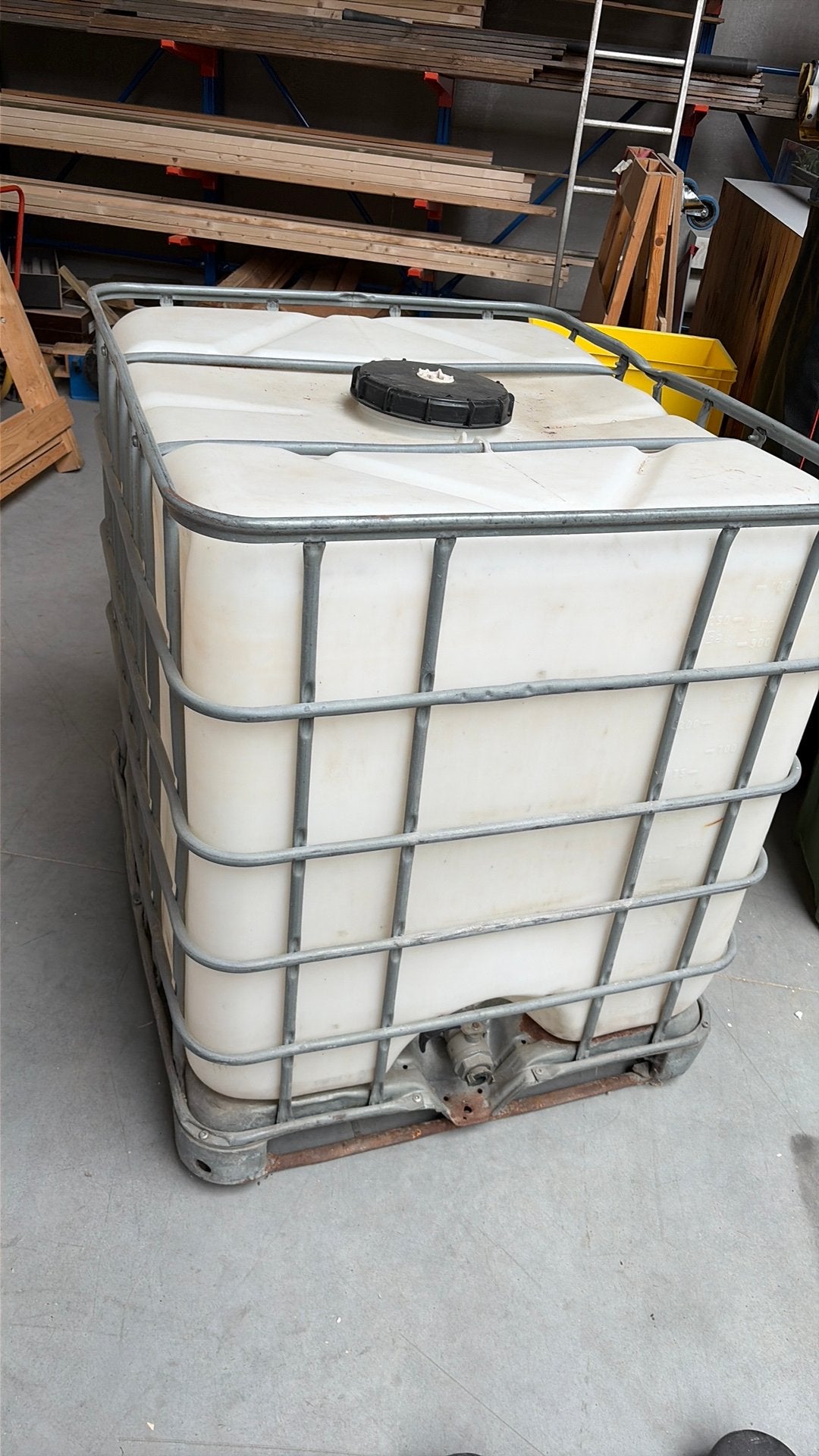 IBC Cubitainer 1000L / Watervat, Tuin en Terras, Ophalen, Kunststof, Gebruikt, Met kraantje