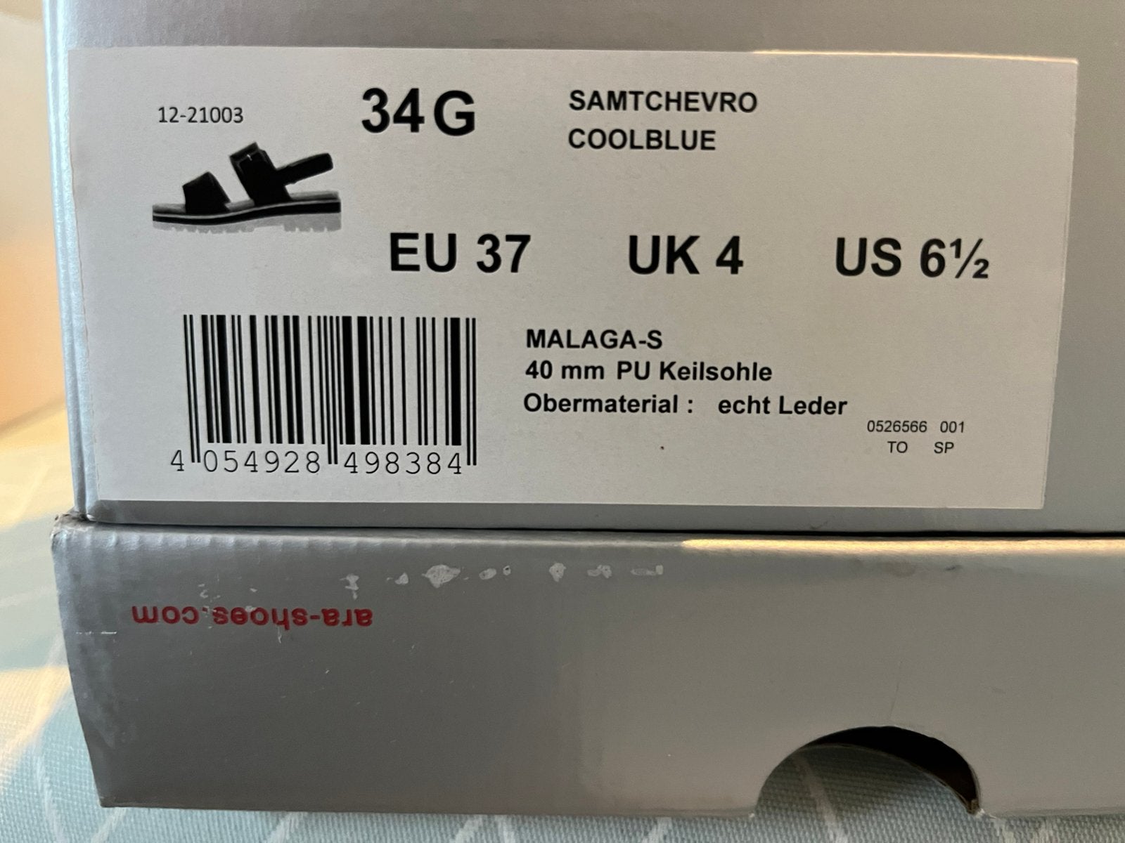 Ara Lichtblauwe sandaal mt 37, Kleding | Dames, Schoenen, Ophalen, Blauw, Sandalen of Muiltjes, Gedragen