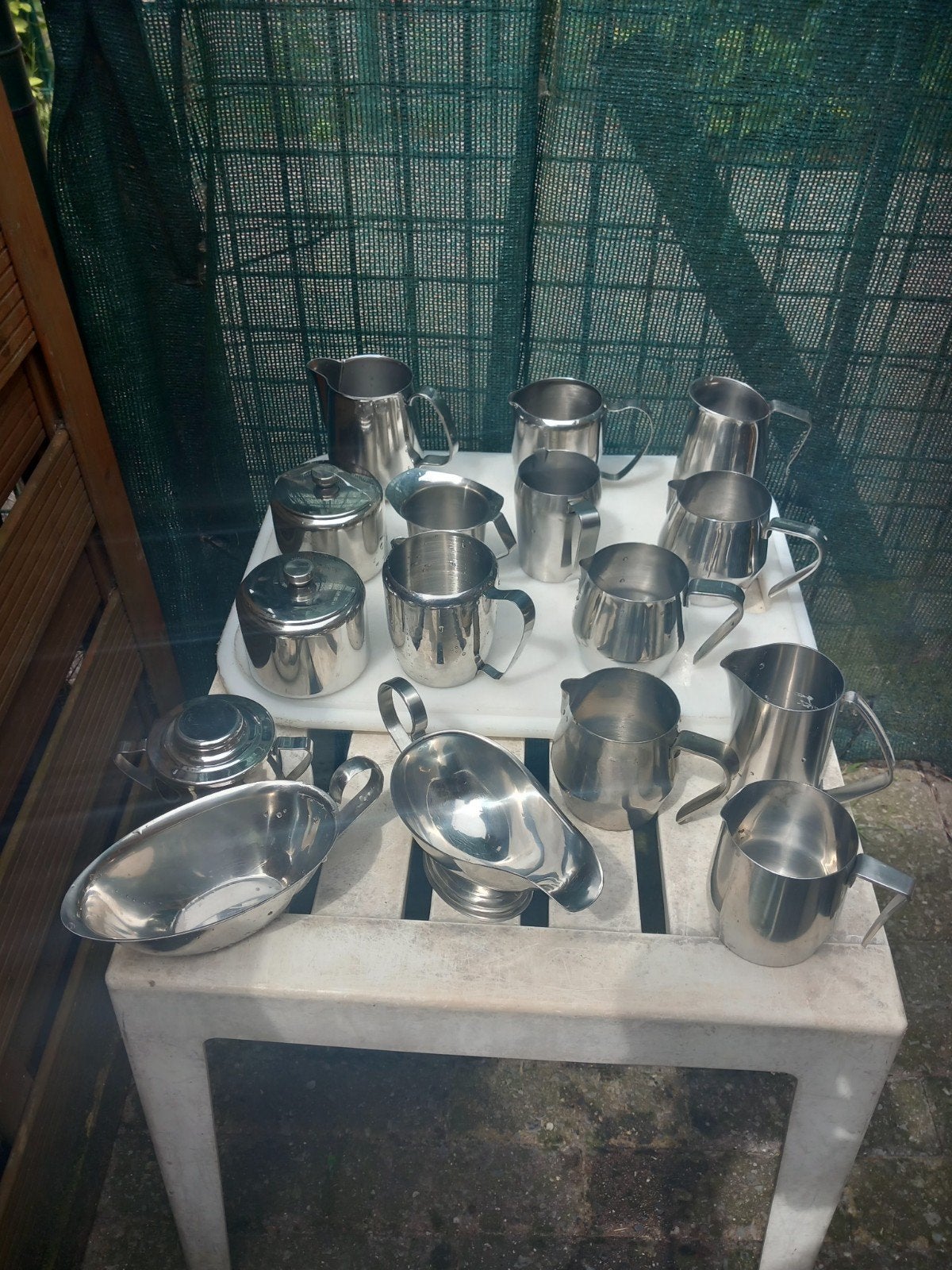 Allerlei inox potjes alles 20€, Ophalen
