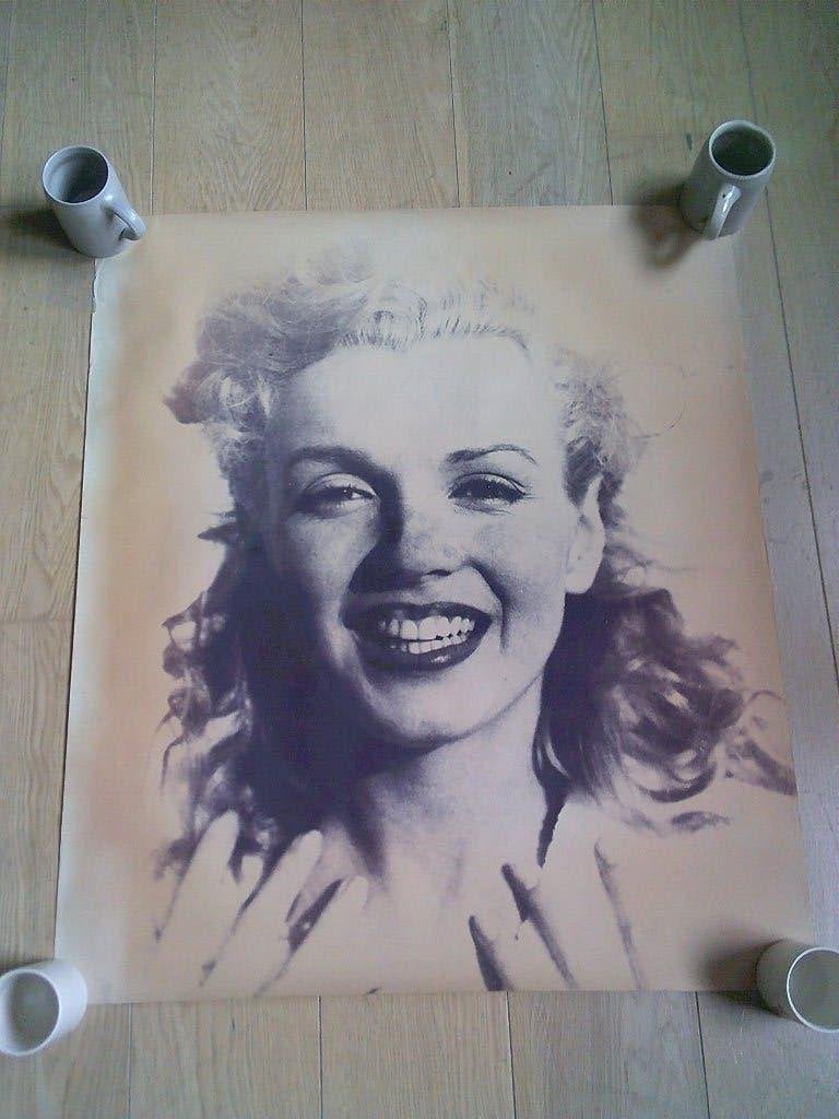 Grote poster van de jonge Marilyn Monroe, Verzamelen, Posters, Ophalen of Verzenden