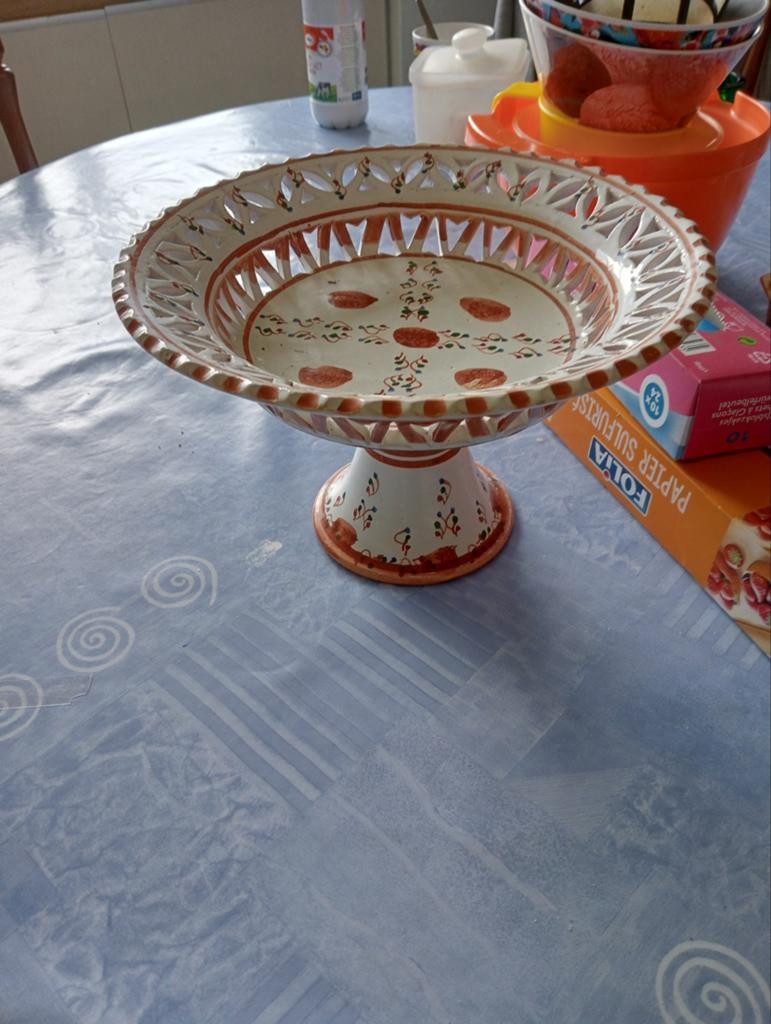 Vintage fruitschaal in goede staat, Ophalen of Verzenden