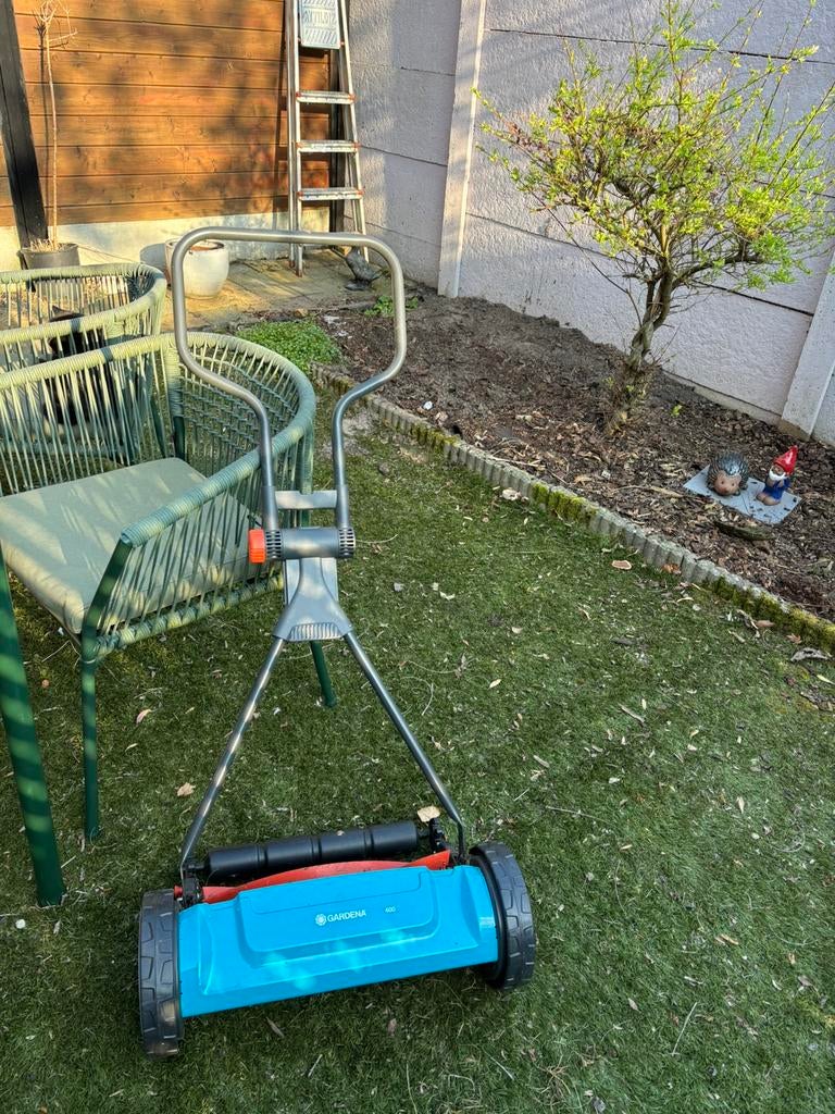 Gardena kooimesmaaier 400, Tuin en Terras, Grasmaaiers, Kooimesmaaier, Ophalen, Zo goed als nieuw
