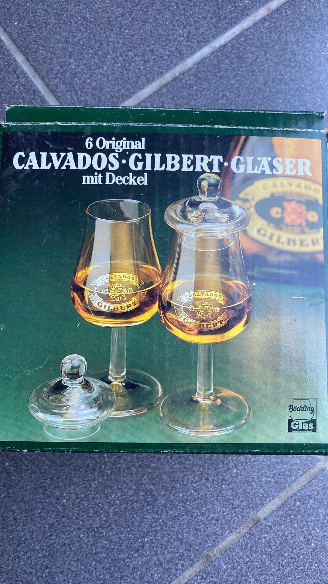6 calvados glaasjes, Enlèvement, Comme neuf