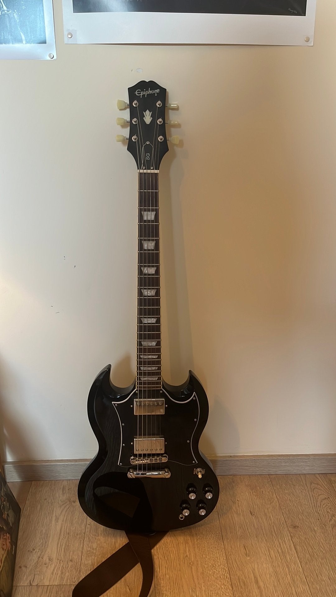 Epiphone sg standard black, Enlèvement, Comme neuf, Epiphone