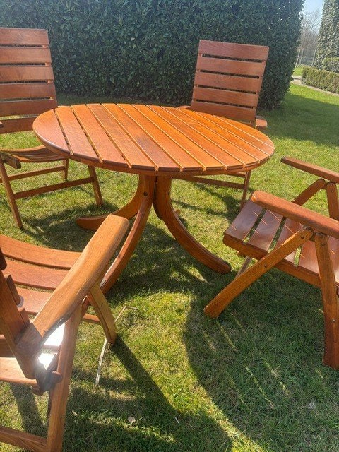 Tuinset, Meer dan 8 zitplaatsen, Ophalen of Verzenden, Zo goed als nieuw, Tuinset
