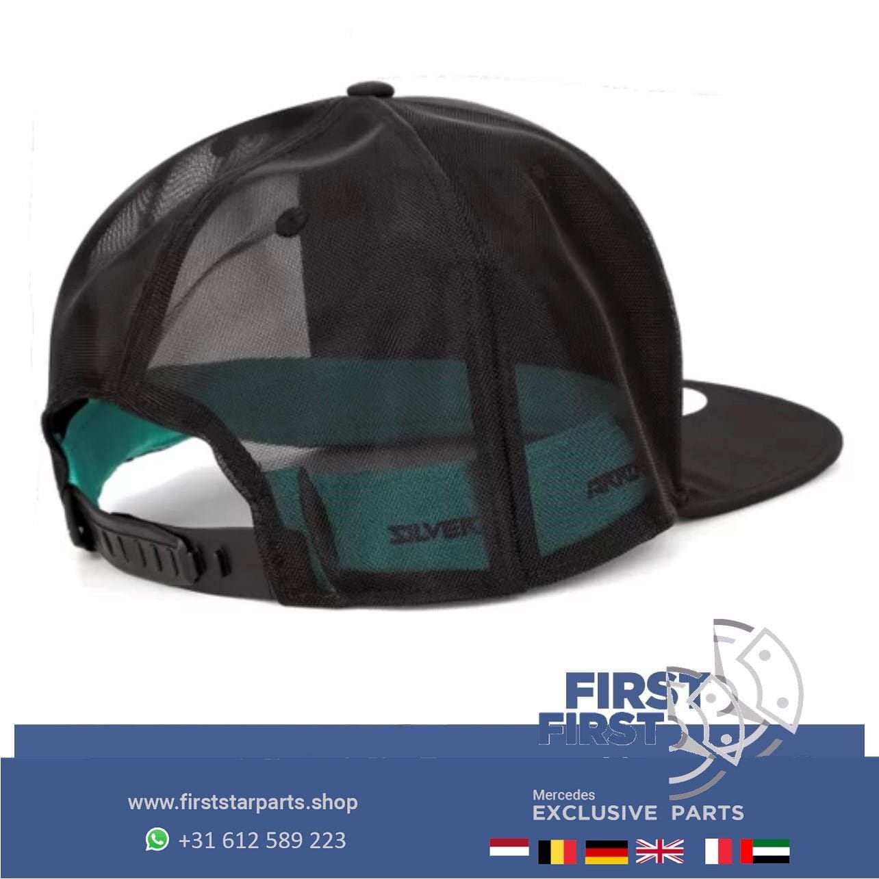 Mercedes Petronas Pet origineel Mercedes AMG CAP PUMA ZWART, -, -, Ophalen of Verzenden, -