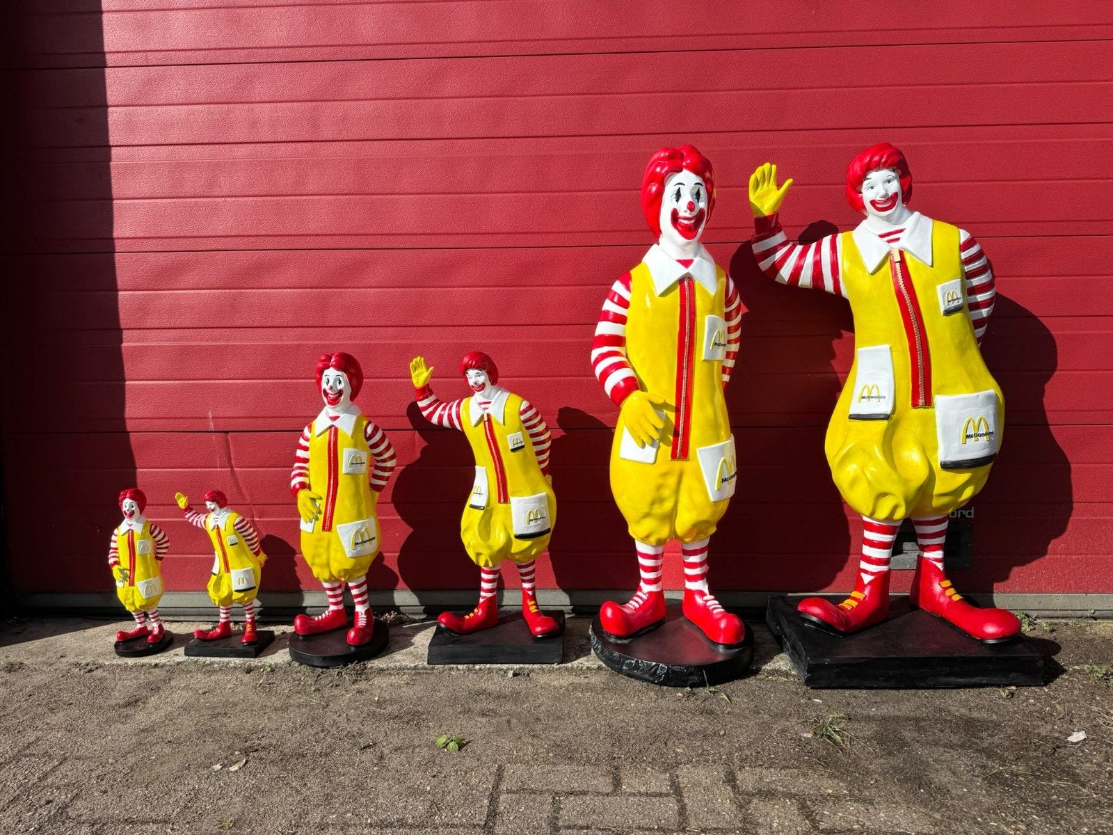 Standbeeld van Ronald McDonald's, Ophalen of Verzenden, Nieuw, Mens