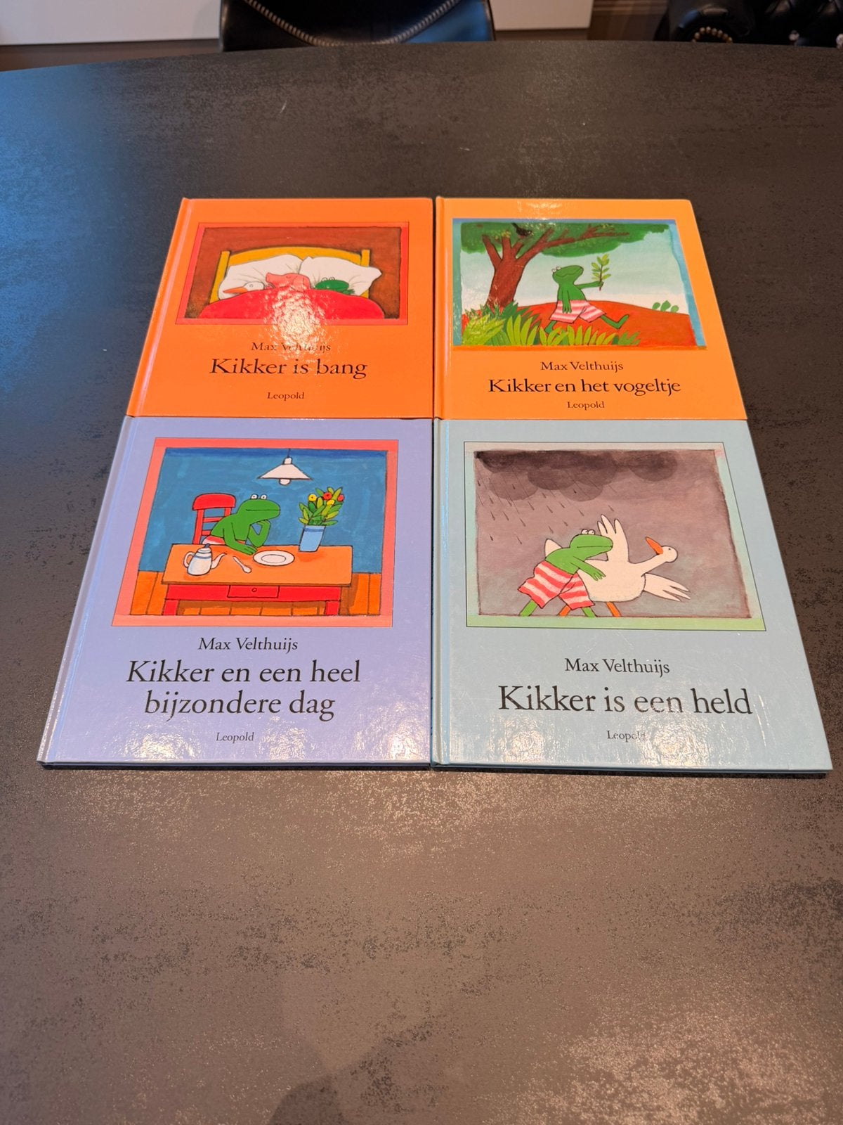 4 Kikker-boeken van Max Velthuijs – hardcover, Ophalen