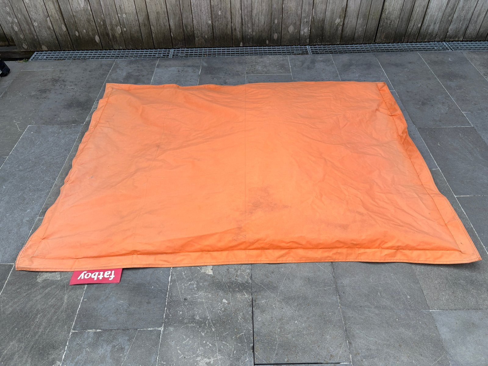 Pouf d'extérieur Fatboy orange, Maison & Meubles, Enlèvement, Utilisé, Orange, Pouf