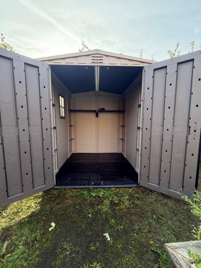 TUINHUIS, Kunststof, Tuinhuis, 1 raam, Met overkapping