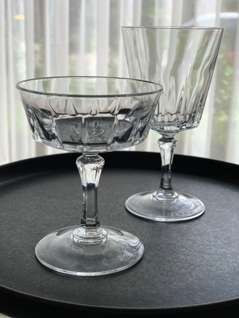 24-delige Set Vintage Cristal d'Arques "Versailles", Antiek en Kunst, Antiek | Glaswerk en Kristal, Ophalen of Verzenden